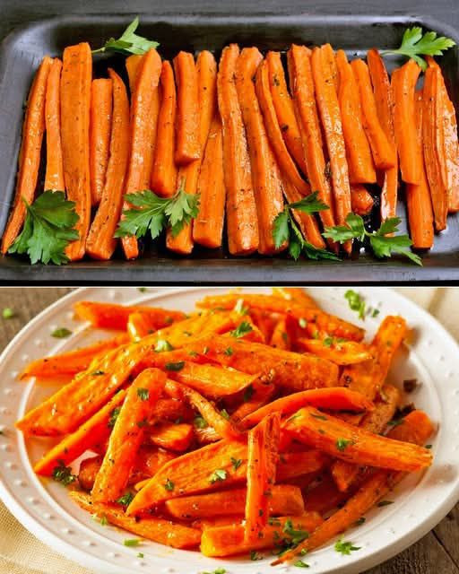Carote al forno croccanti e aromatiche