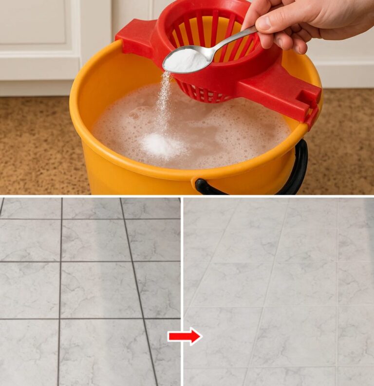 Il trucchetto semplicissimo che applico ogni volta che voglio pulire e schiarire le fughe: con una sola passata rimuove tutto lo sporco