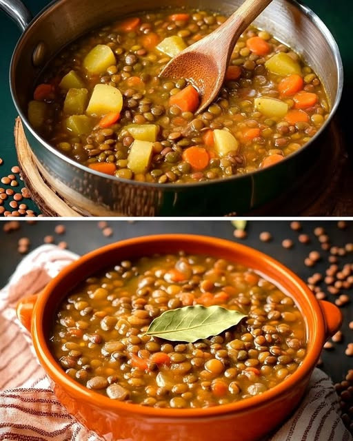 Zuppa di lenticchie e patate: calda, semplice e nutriente
