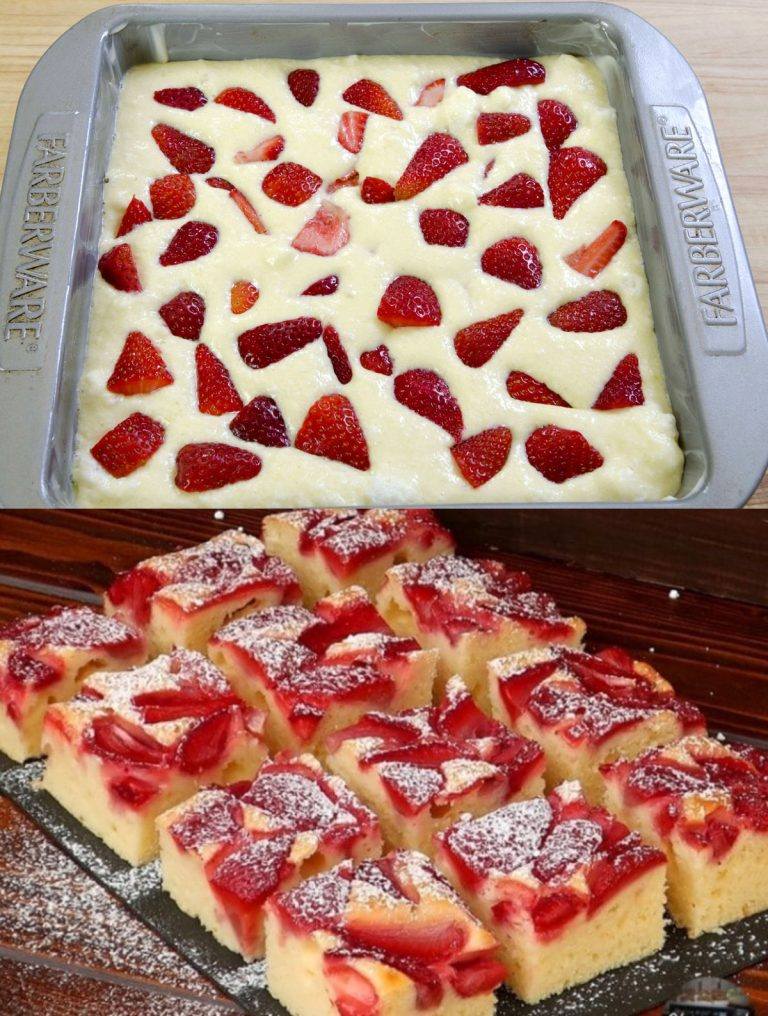 Torta allo yogurt e fragole pronta in 5 minuti