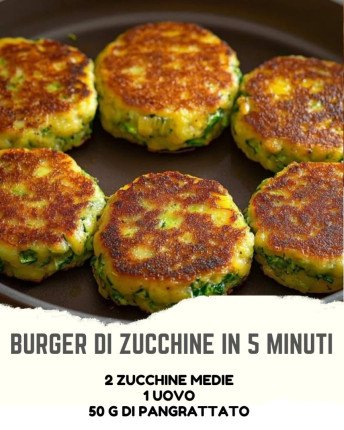 Burger di zucchine
