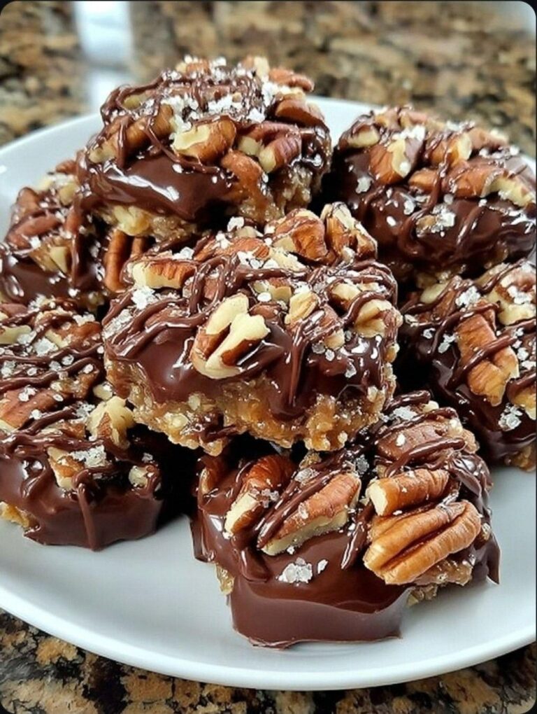 Grappoli di Tartarughe al Cioccolato e Noci Pecan