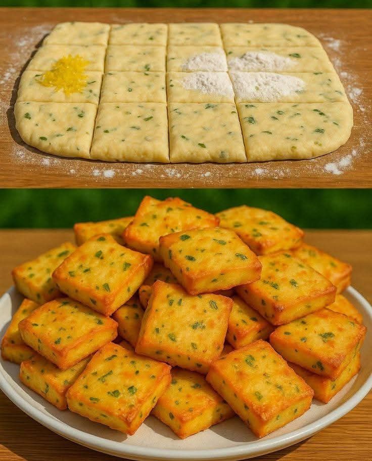 Petits biscuits salés moelleux alla ciboulette – una vera delizia!