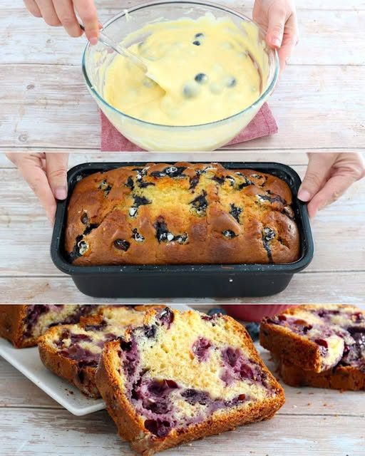 Plumcake ai mirtilli