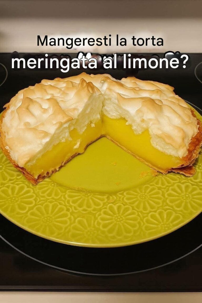 Torta meringata al limone