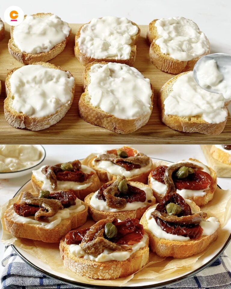 Crostini con alici: antipasto sfizioso e raffinato