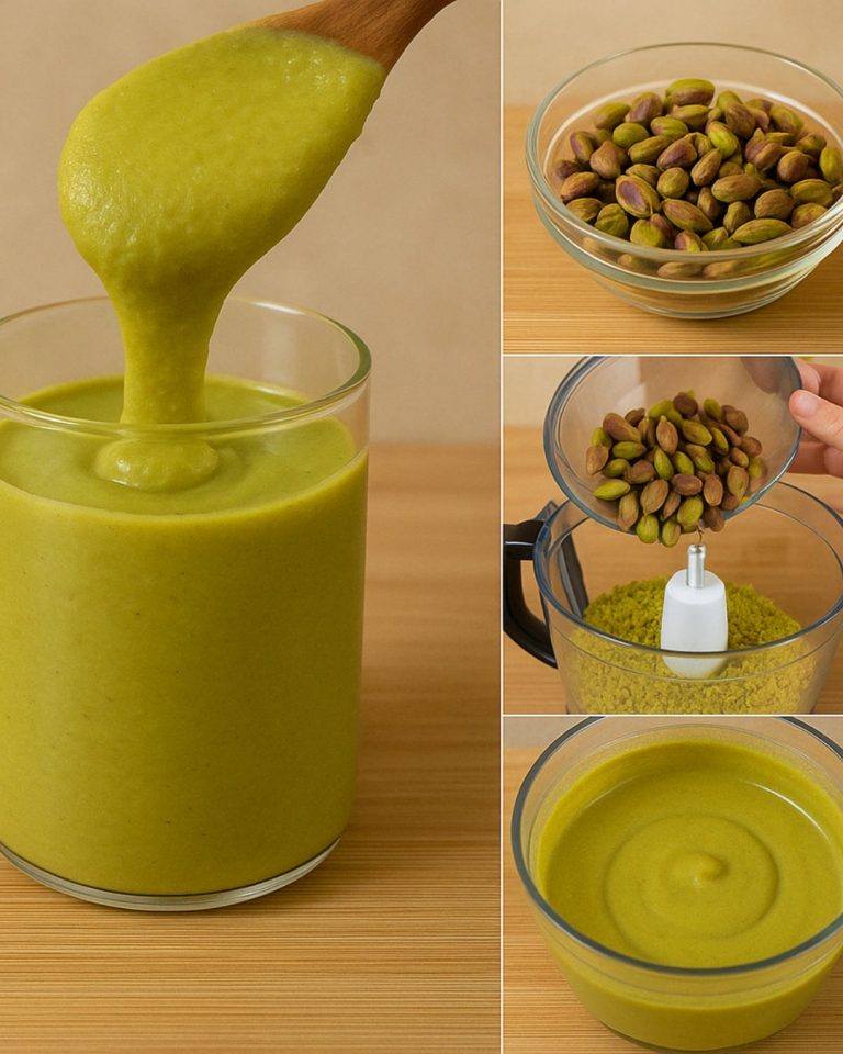 Crema di pistacchi verde e liscia