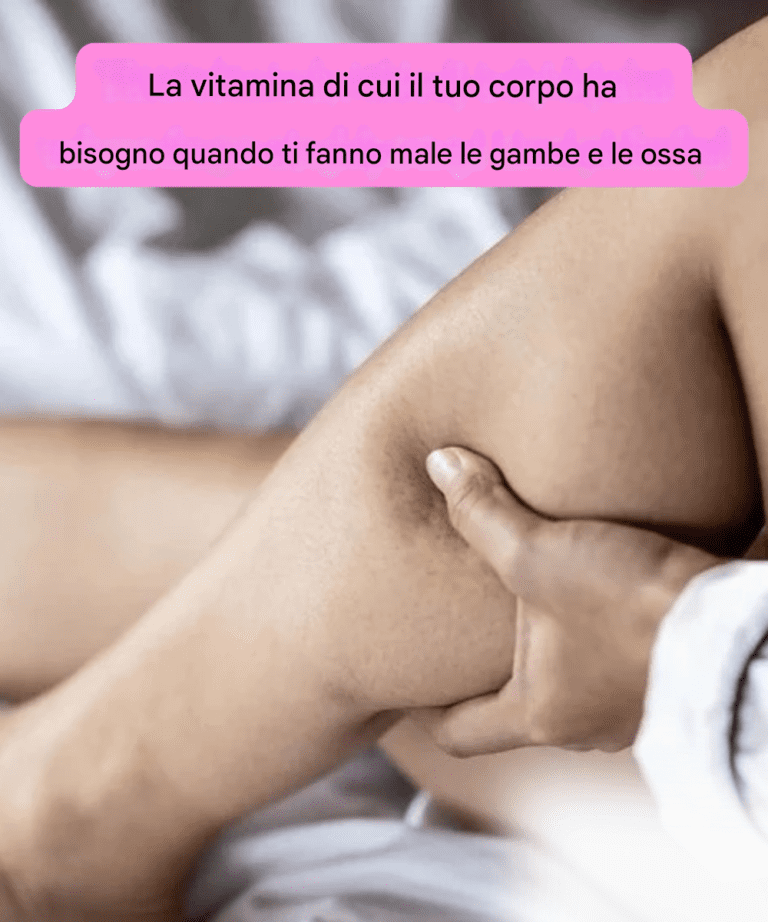 La vitamina di cui il tuo corpo ha bisogno quando ti fanno male le gambe e le ossa