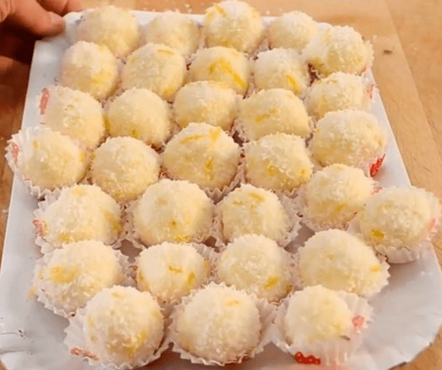 Tartufini cocco e limone
