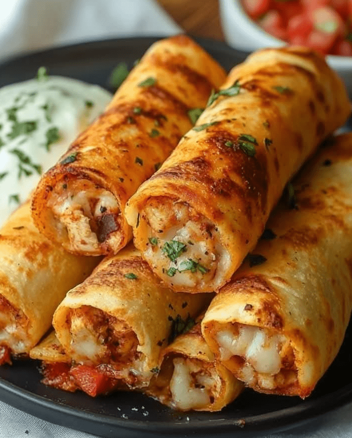 Taquitos di pollo fatti in casa